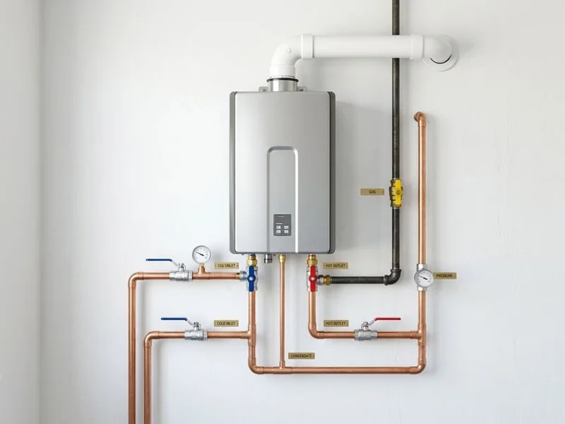 Tankless Water Heater Installation project photo 3