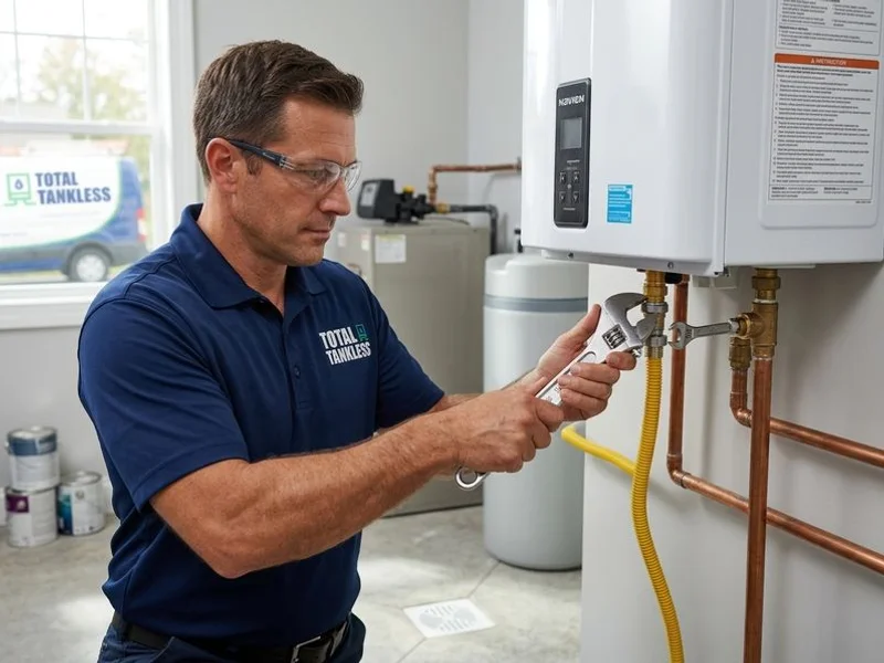 Tankless Water Heater Installation project photo 2