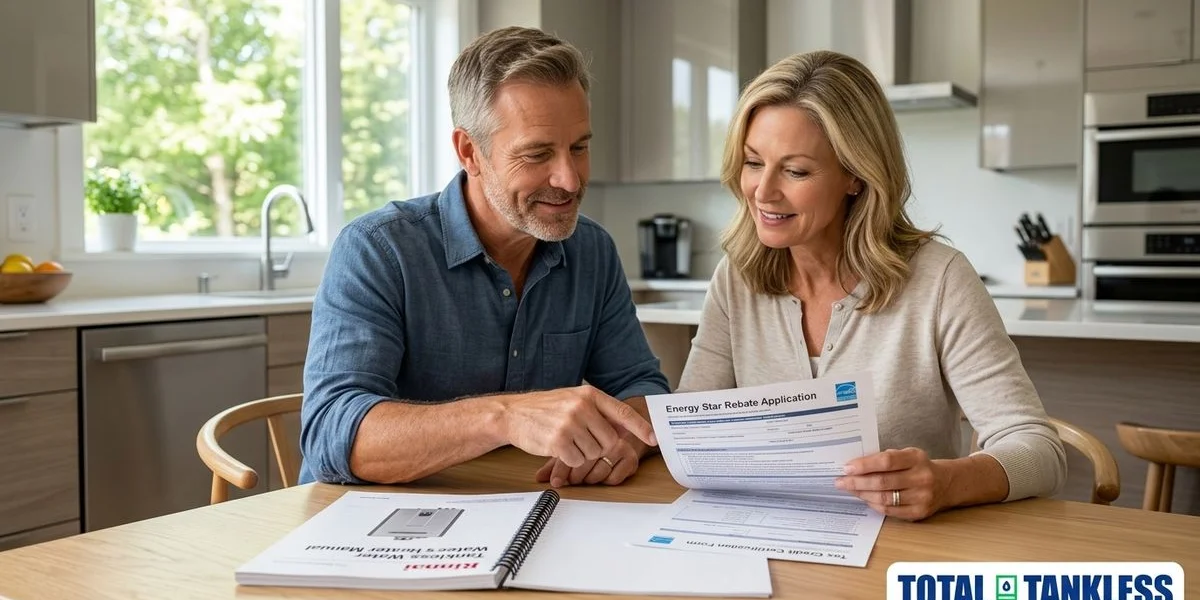 Tankless water heater rebates and federal tax credits savings guide for 2026